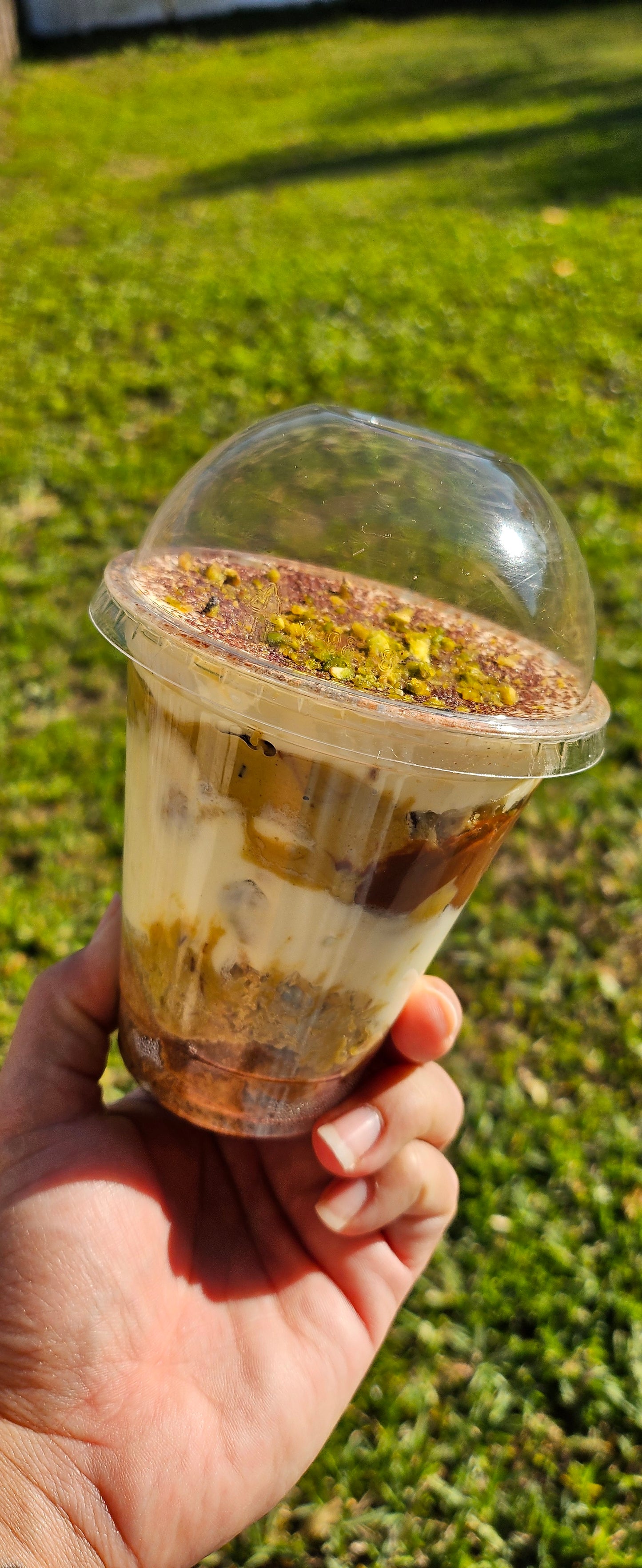 Dubai chocolate tiramisu cup