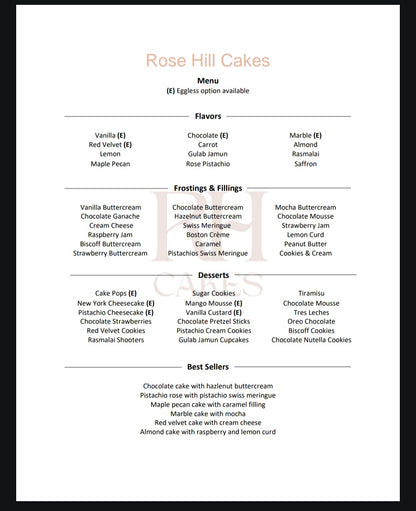 Mystery cake box (pickup December 7th ,Sunday)